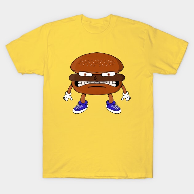 Angry Burger T-Shirt by DiegoCarvalho